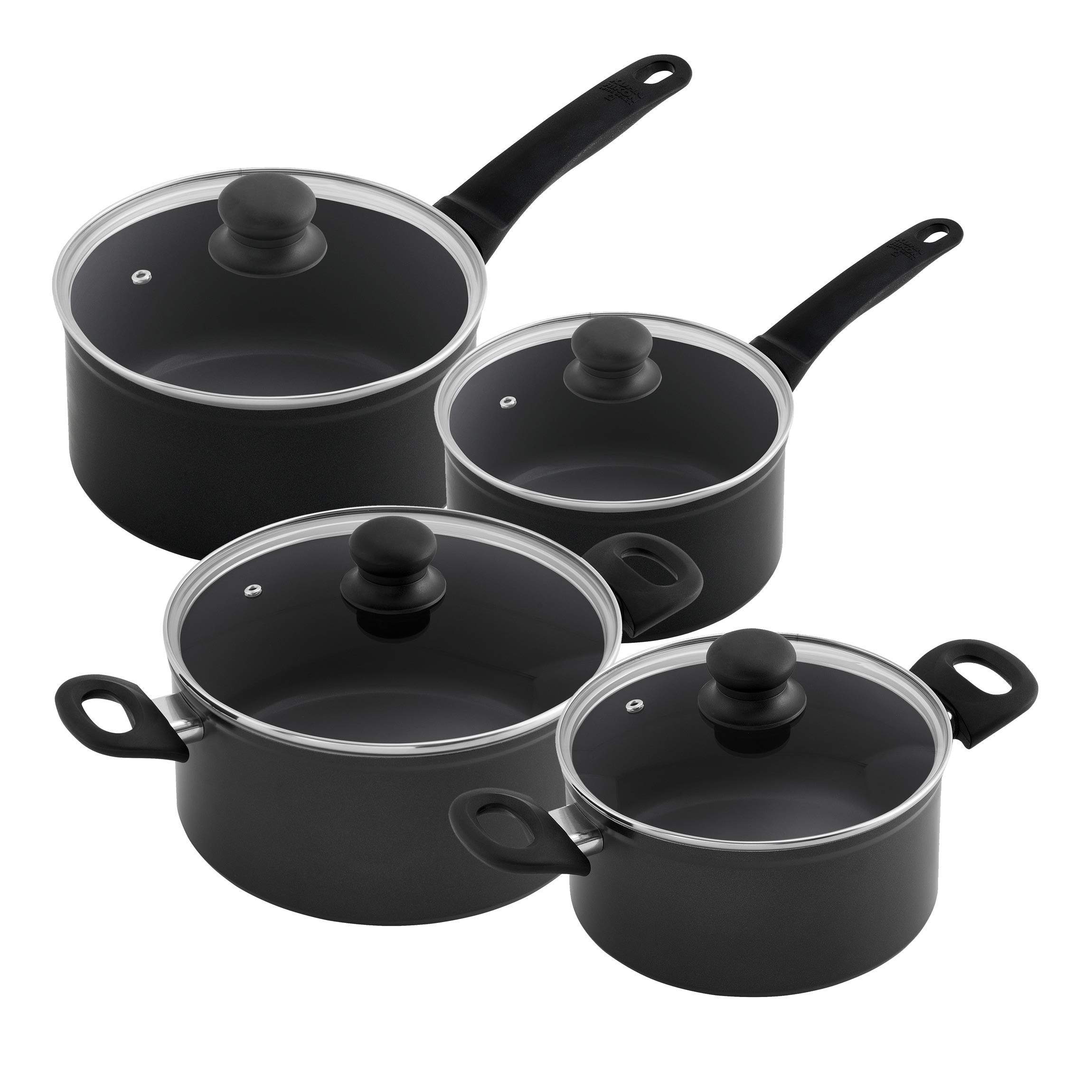 kuhn-rikon-easy-induction-kochgeschirr-set-4-teilig-aluminium-antihaft-schwarz image 1