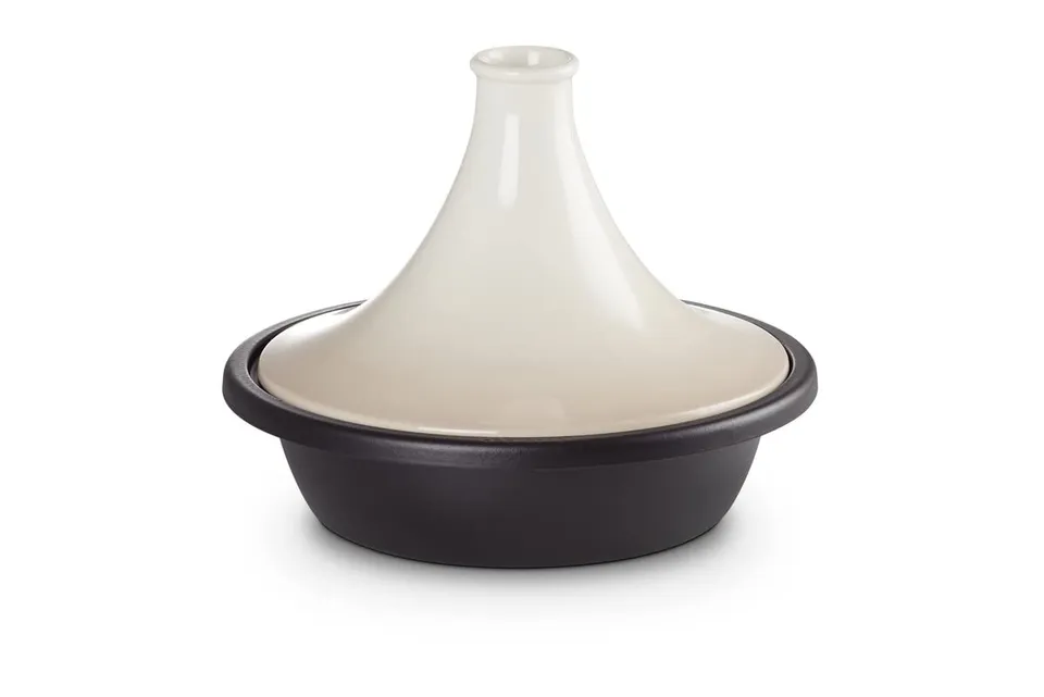 le-creuset-gusseisen-tagine-rund-31-cm-meringue image 1
