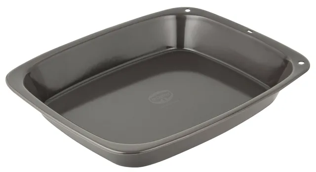 dr-oetker-back-spass-brat-und-auflaufform-33-5-x-28-cm-gratinform-aus-stahlblech image 1
