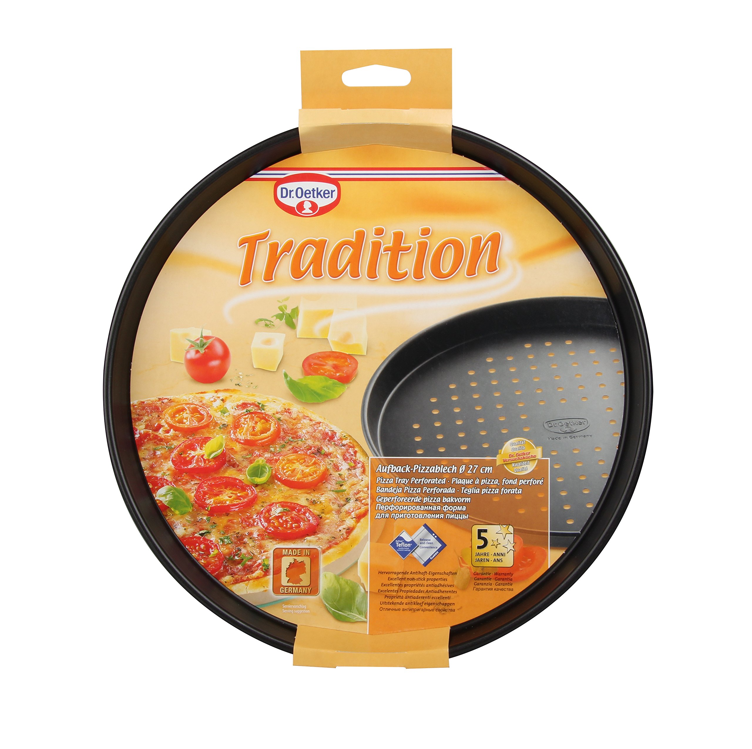 dr-oetker-pizzablech-28-cm-rund-antihaftbeschichtet image 2