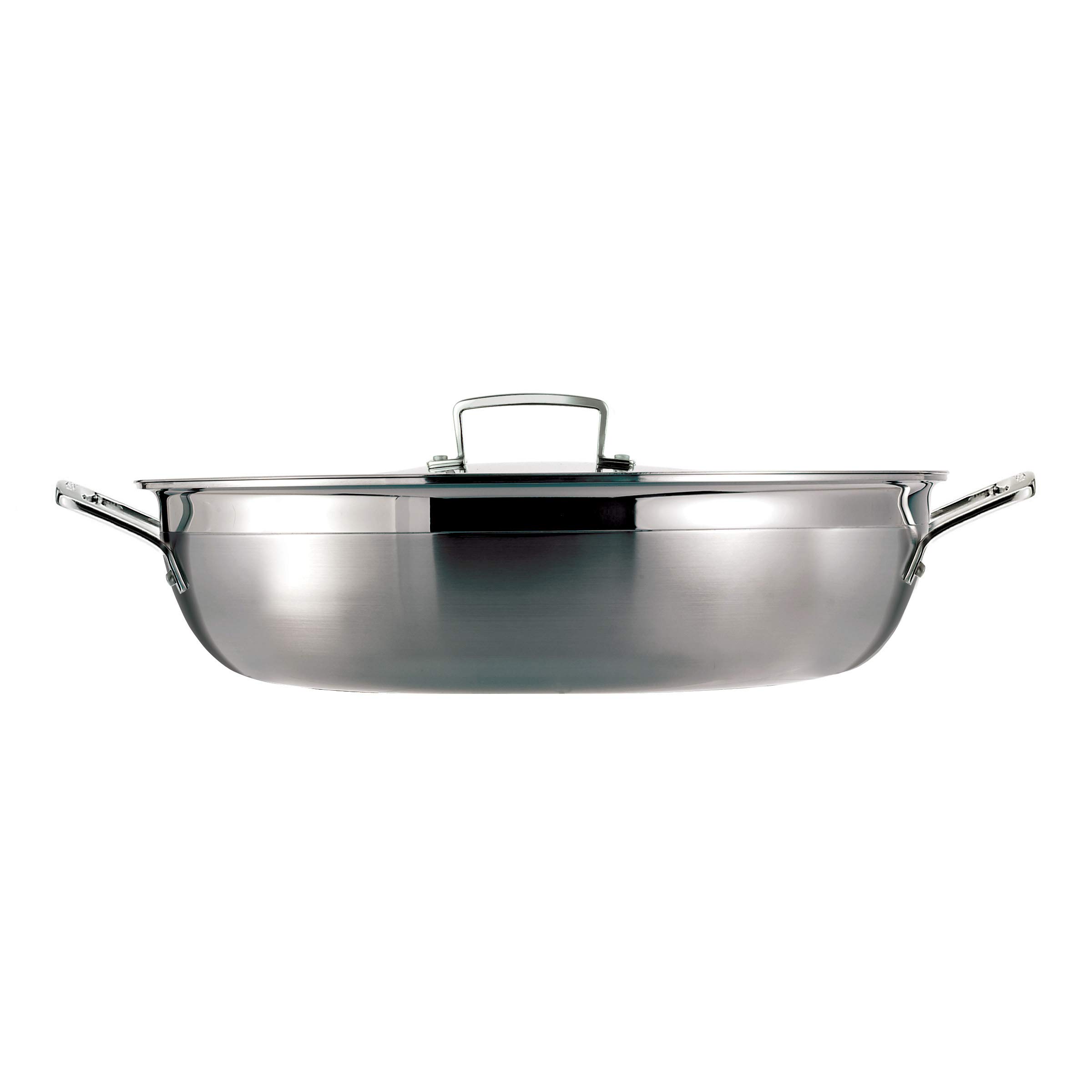 le-creuset-3-ply-edelstahl-profipfanne-mit-deckel-24-cm-unbeschichtet-f-r-alle-h image 2