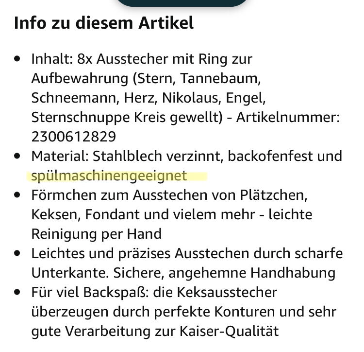 Klassiker für Plätzchen