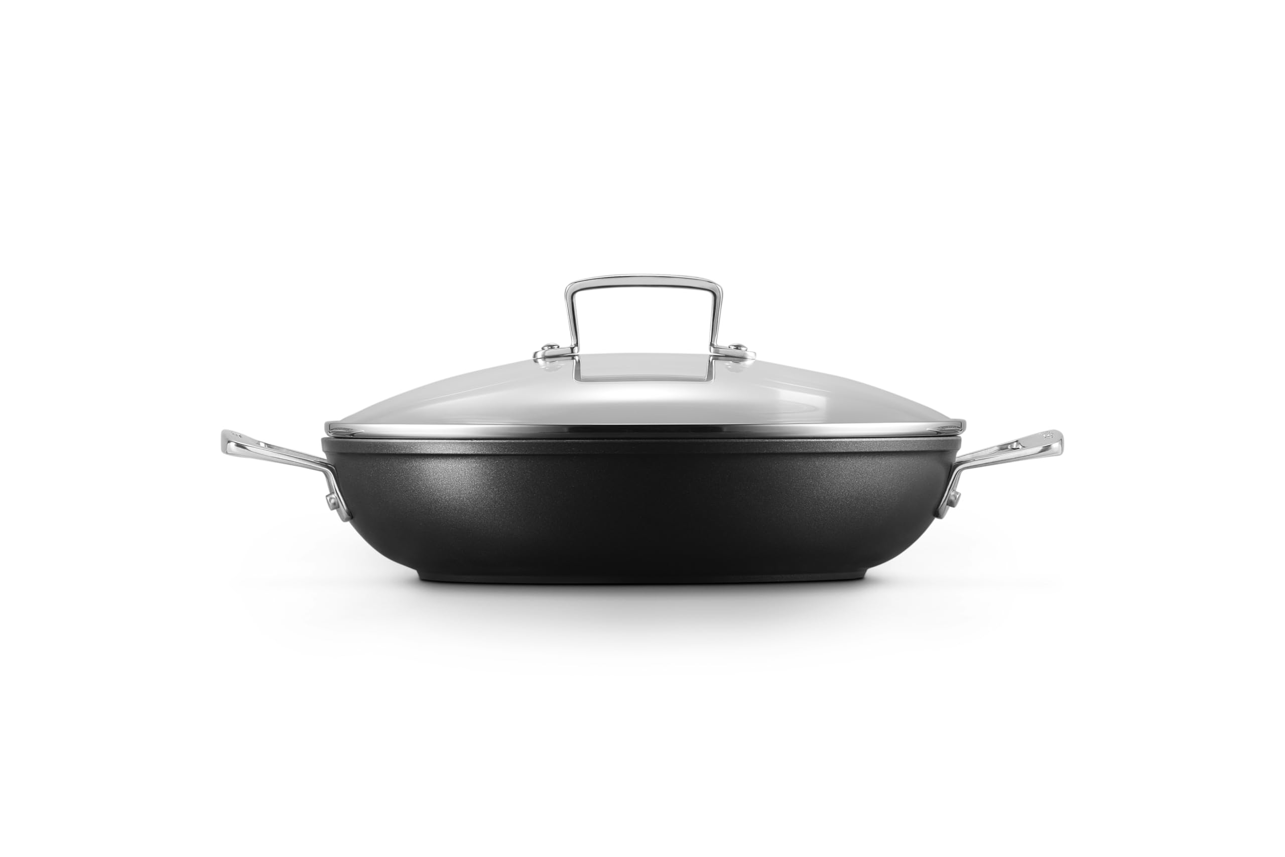 le-creuset-toughened-nonstick-pro-profipfanne-mit-deckel-28-cm-anthrazit image 3