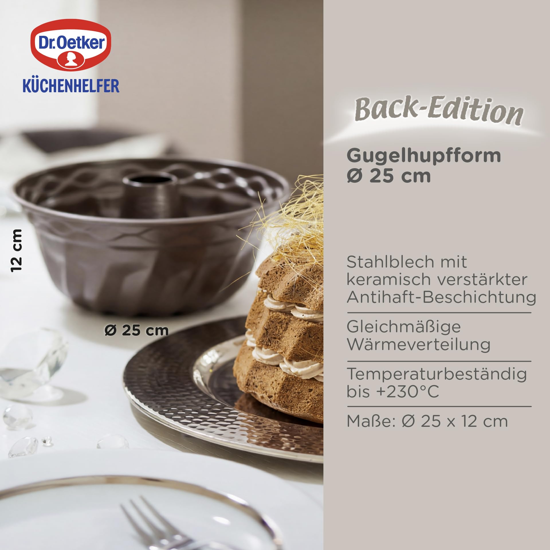 dr-oetker-back-edition-gugelhupfform-25-cm-2850-ml-mit-keramisch-verst-rkter-ant image 3