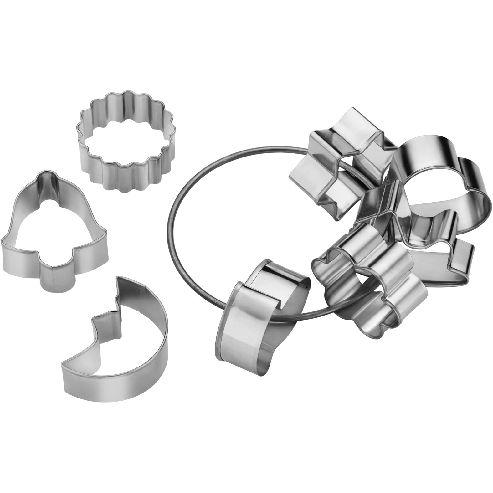 original-kaiser-ausstechformen-ring-mittel-8-teilig-silber image 3