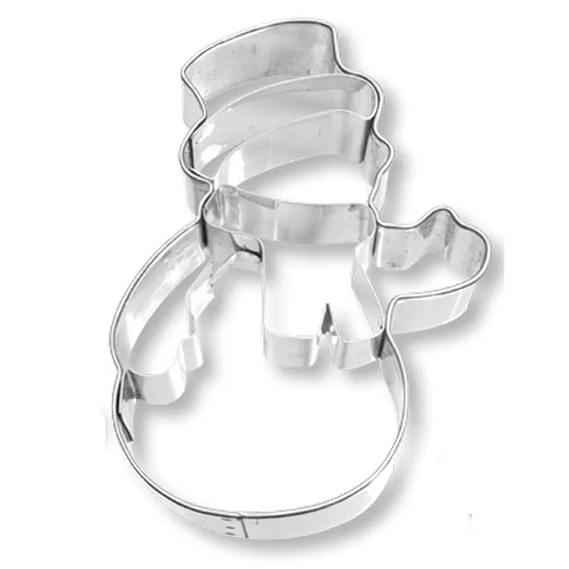 birkmann-pl-tzchen-ausstechform-schneemann-8-cm-edelstahl-mit-innenpr-gung image 1