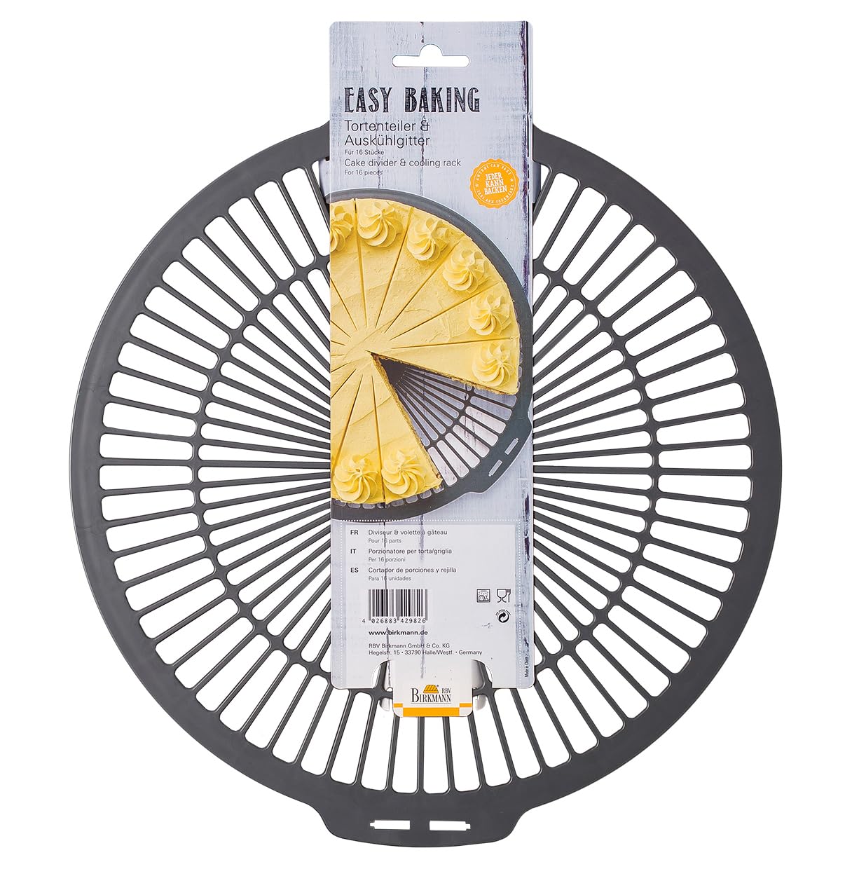 birkmann-easy-baking-tortenteiler-ausk-hlgitter-30-cm-kunststoff-grau image 1