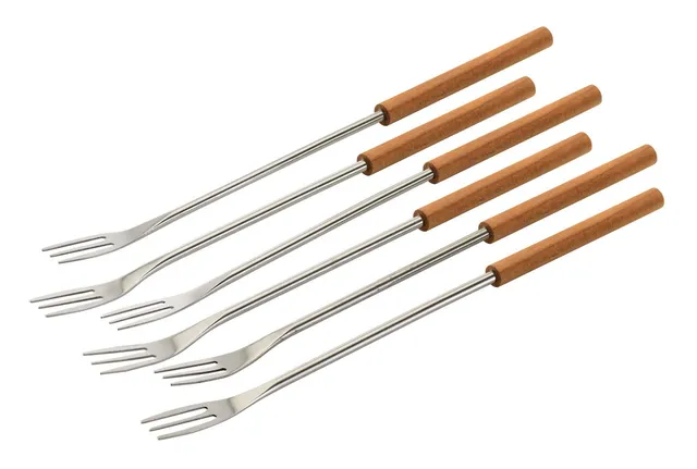 kuhn-rikon-k-sefonduegabeln-kirschholz-6-teilig image 1