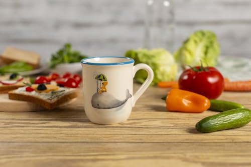 kuhn-rikon-kindertasse-walfisch-handbemalter-keramik-becher-2-5-dl image 8