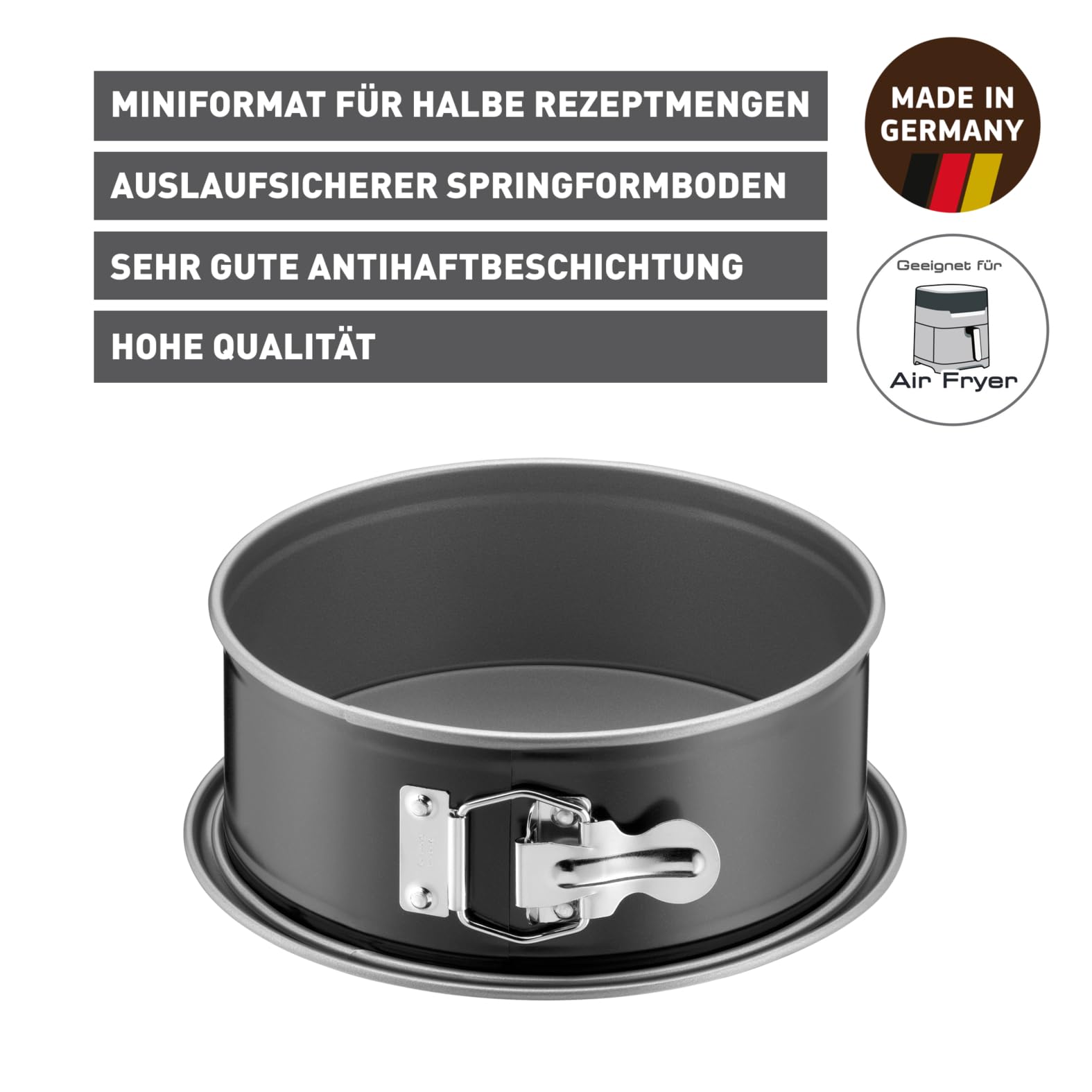 kaiser-inspiration-mini-springform-18-cm-rund-antihaftbeschichtet image 2