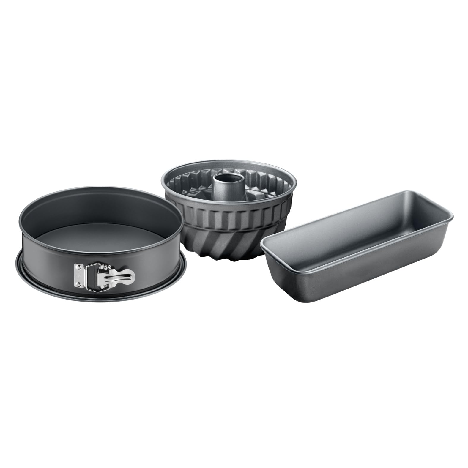 kaiser-la-forme-backset-3-tlg-springform-26-cm-kastenform-gugelhupfform image 1