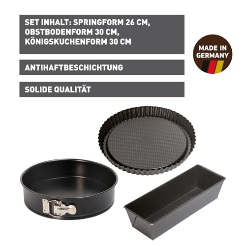 kaiser-classic-backformen-set-3-teilig-antihaftbeschichtet-schwarz image 5