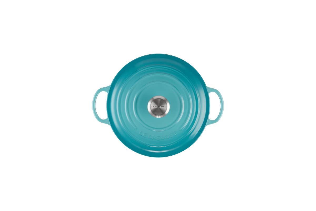 le-creuset-signature-la-marmite-gusseisen-br-ter-26-cm-4-1-l-karibik image 2