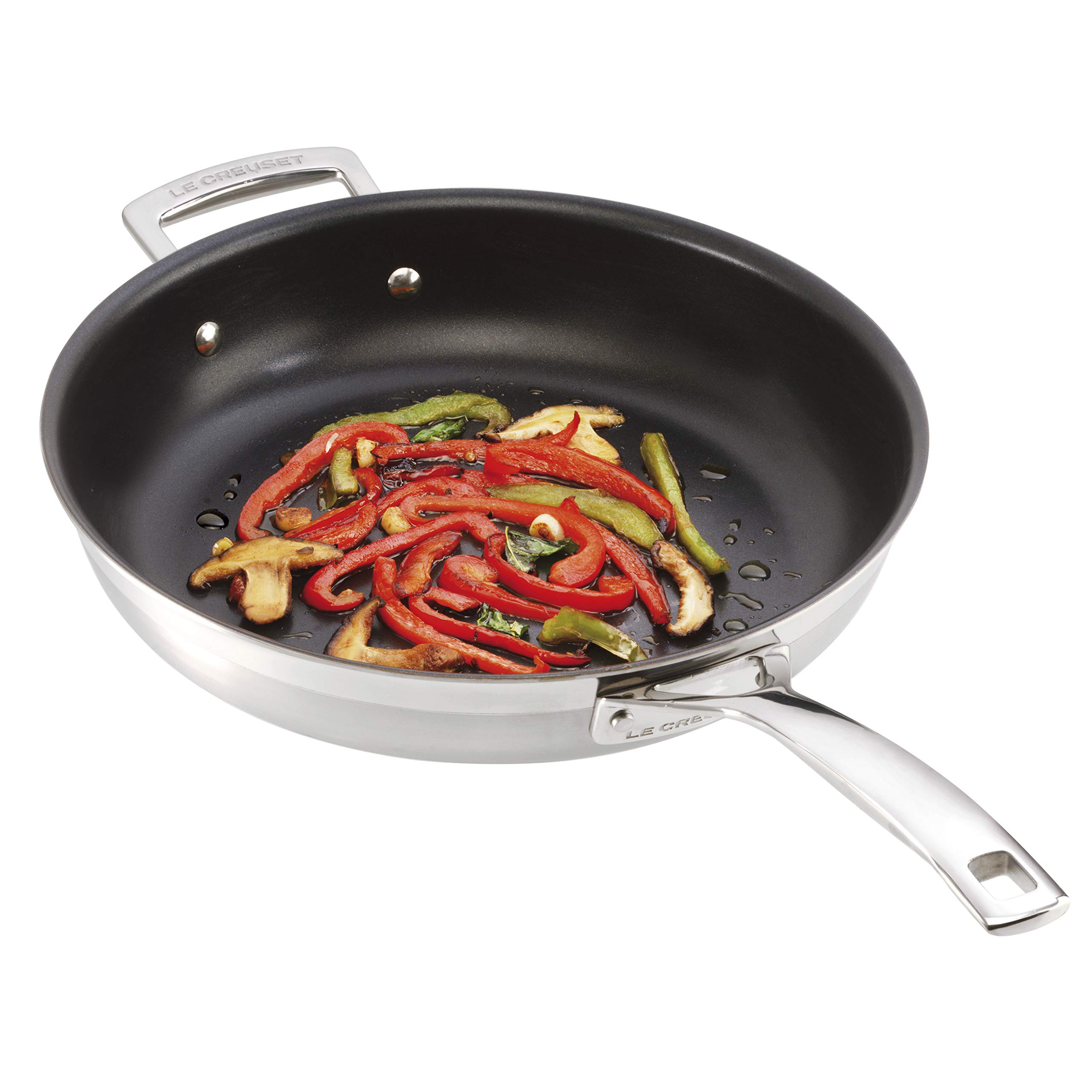 le-creuset-3-ply-edelstahl-bratpfanne-30-cm-mit-gegengriff-antihaft image 4