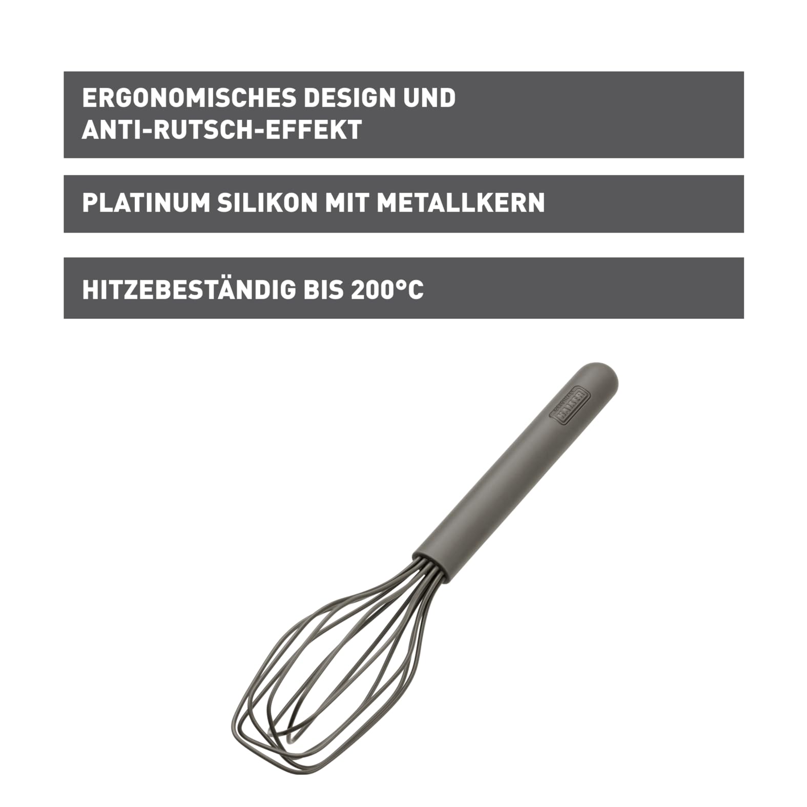original-kaiser-inspiration-schneebesen-29-cm-silikon-grau-hitzebest-ndig-bis-20 image 2