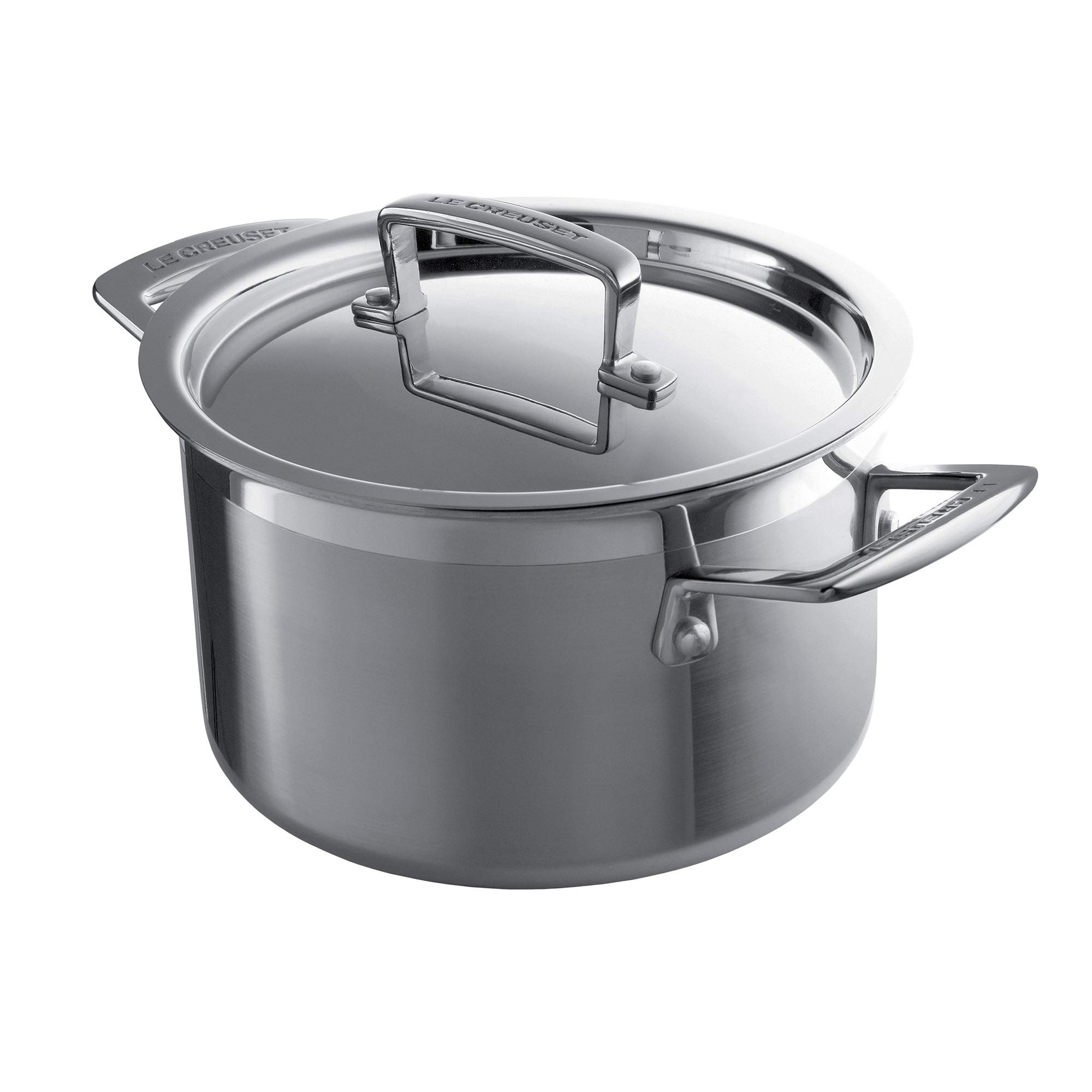 le-creuset-3-ply-edelstahl-fleischtopf-18-cm-2-3-l-mit-deckel-silber image 1