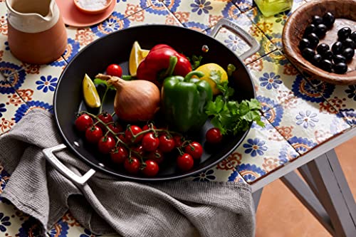 le-creuset-aluminium-antihaft-paellapfanne-32-cm-anthrazit-silber-induktion image 7
