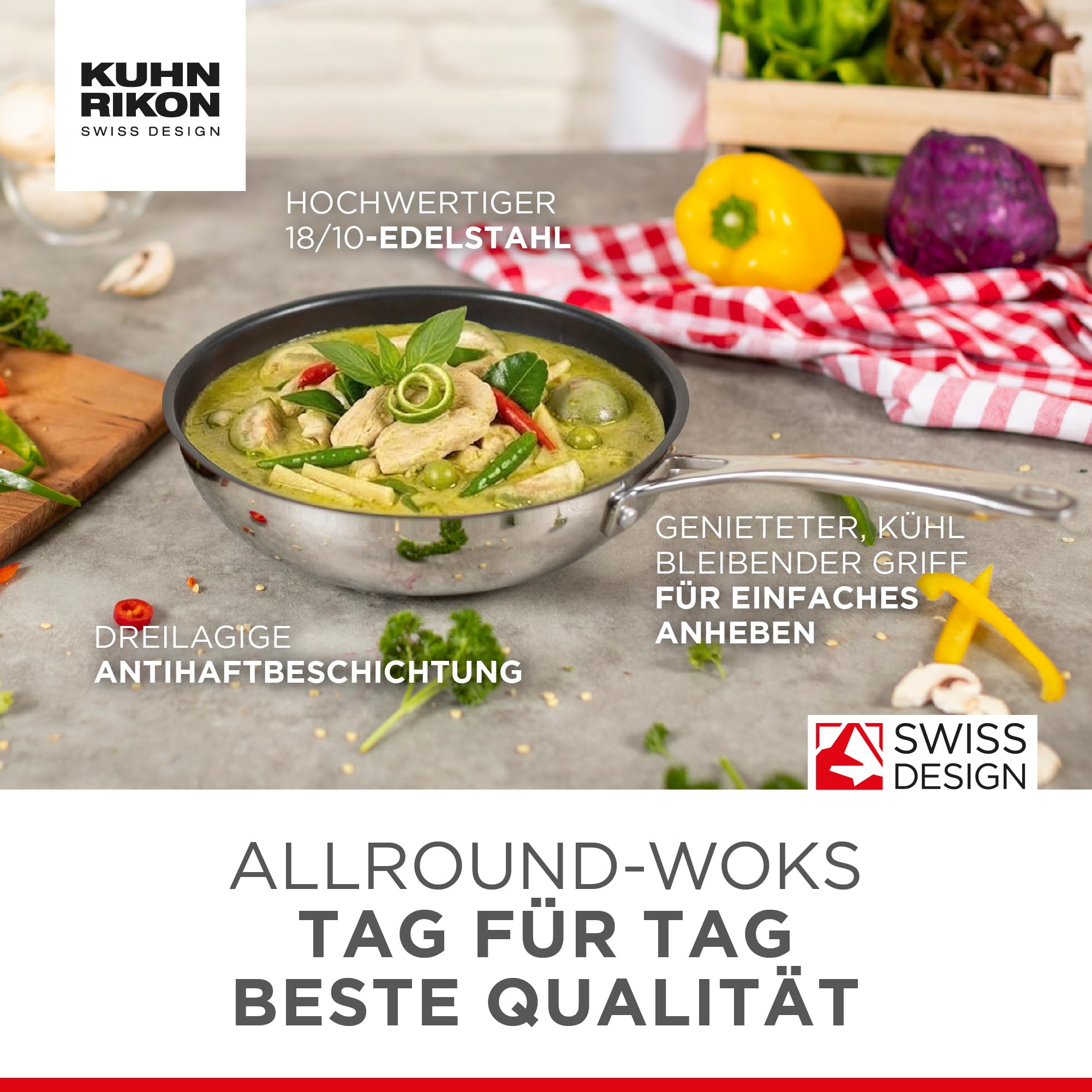 kuhn-rikon-allround-wok-24-cm-beschichtet-edelstahl-f-r-alle-herdarten-inkl-indu image 3