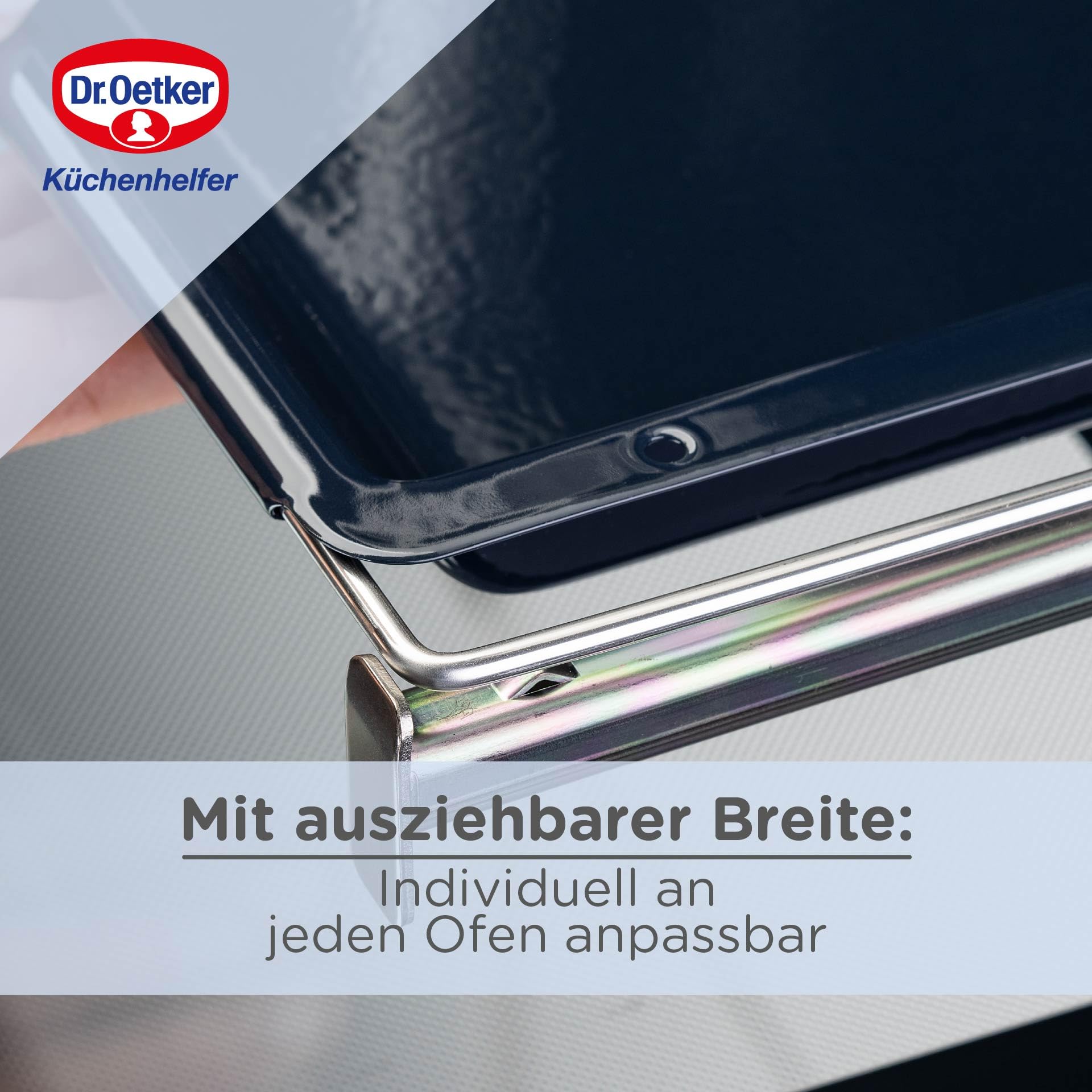 dr-oetker-back-liebe-emaille-backblech-verstellbar-41-53-cm-dunkelblau image 3