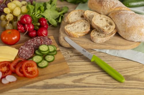 kuhn-rikon-swiss-knife-allzweckmesser-gezackt-gr-n-edelstahl image 7