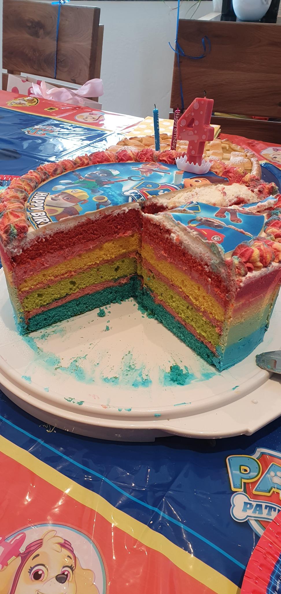 Torte heil angekommen