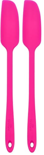 birkmann-teigschaber-schmal-electric-pink-silikon-mit-metallkern-30-cm image 6