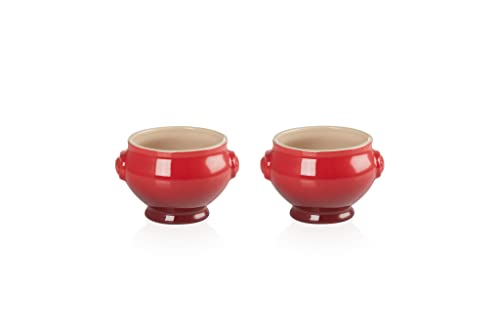 le-creuset-suppenterrinen-2er-set-je-600-ml-steinzeug-kirschrot image 8