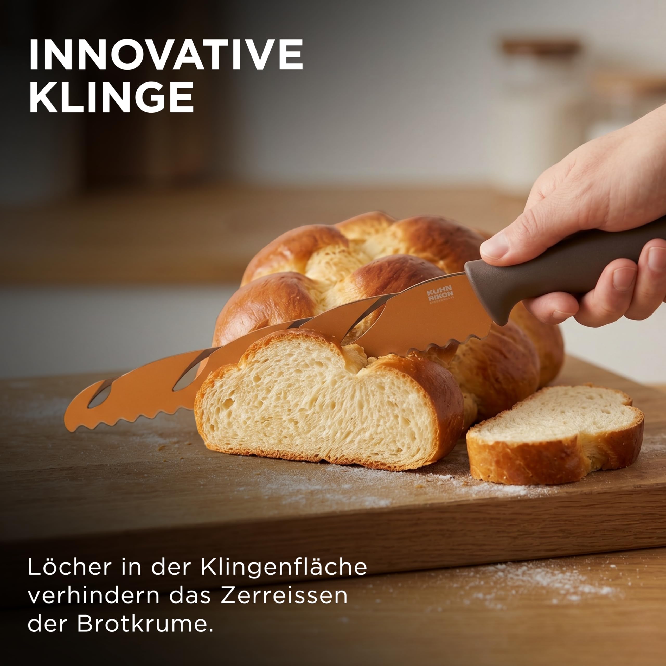 kuhn-rikon-colori-brotmesser-wellenschliff-mit-klingenschutz-braun-gold image 6