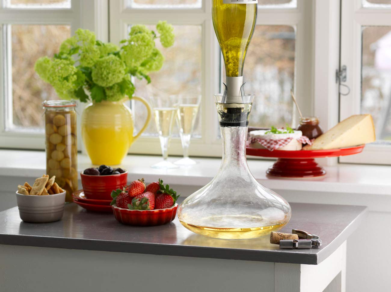 le-creuset-kellnermesser-wt110w-korkenzieher-holz-edelstahl-silber image 2