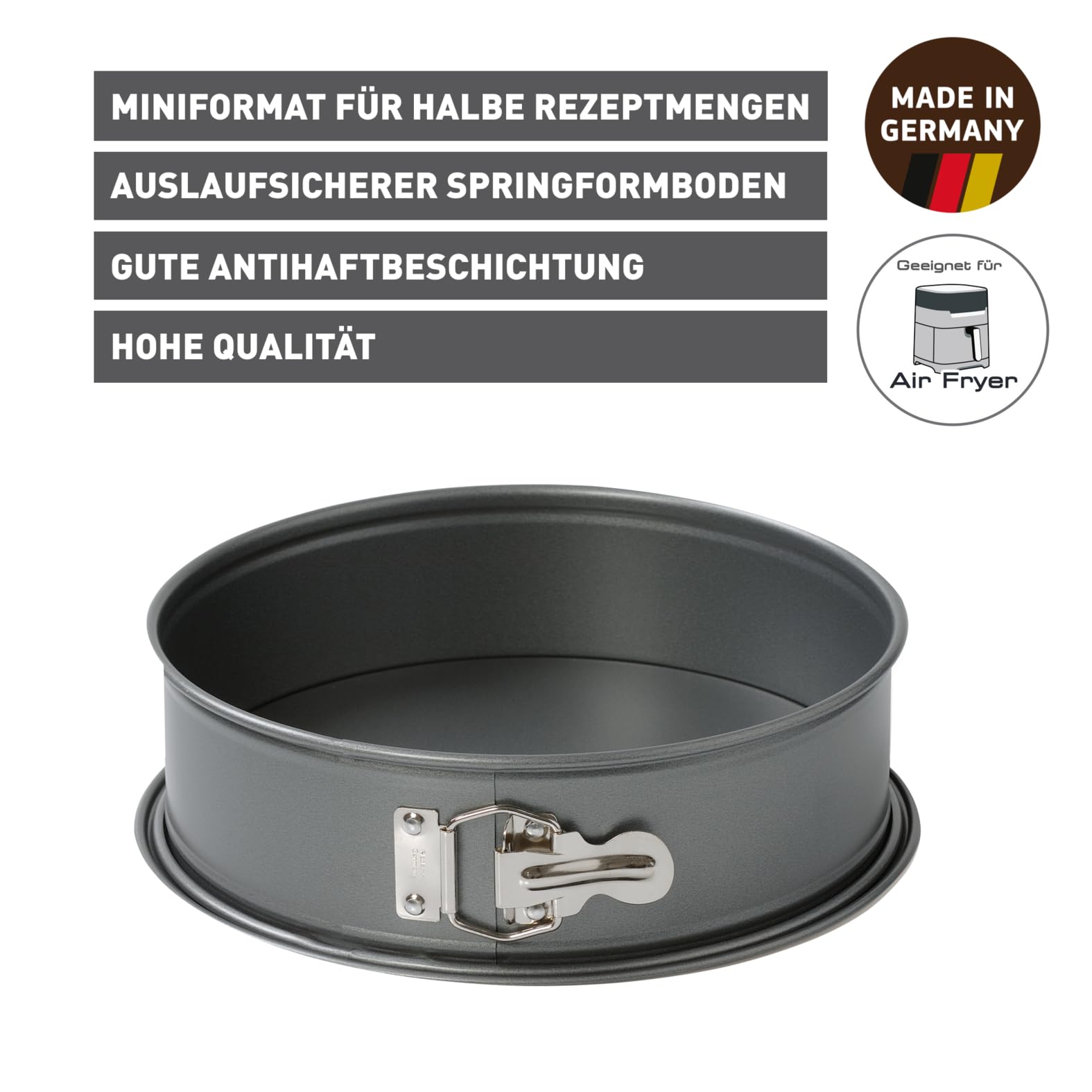 kaiser-gourmet-springform-20-cm-flachboden-antihaftbeschichtet image 2