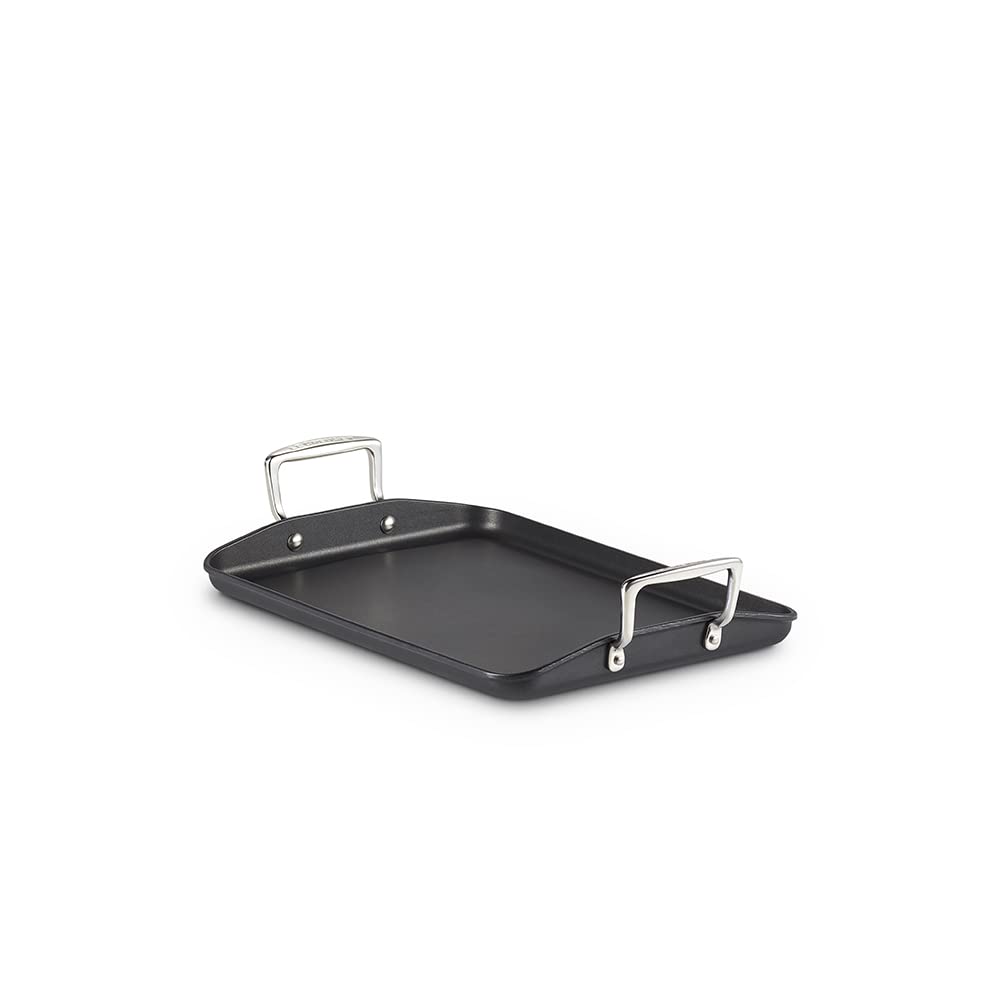 le-creuset-aluminium-antihaft-grillplatte-35-cm-ohne-rillen-induktionsgeeignet image 4