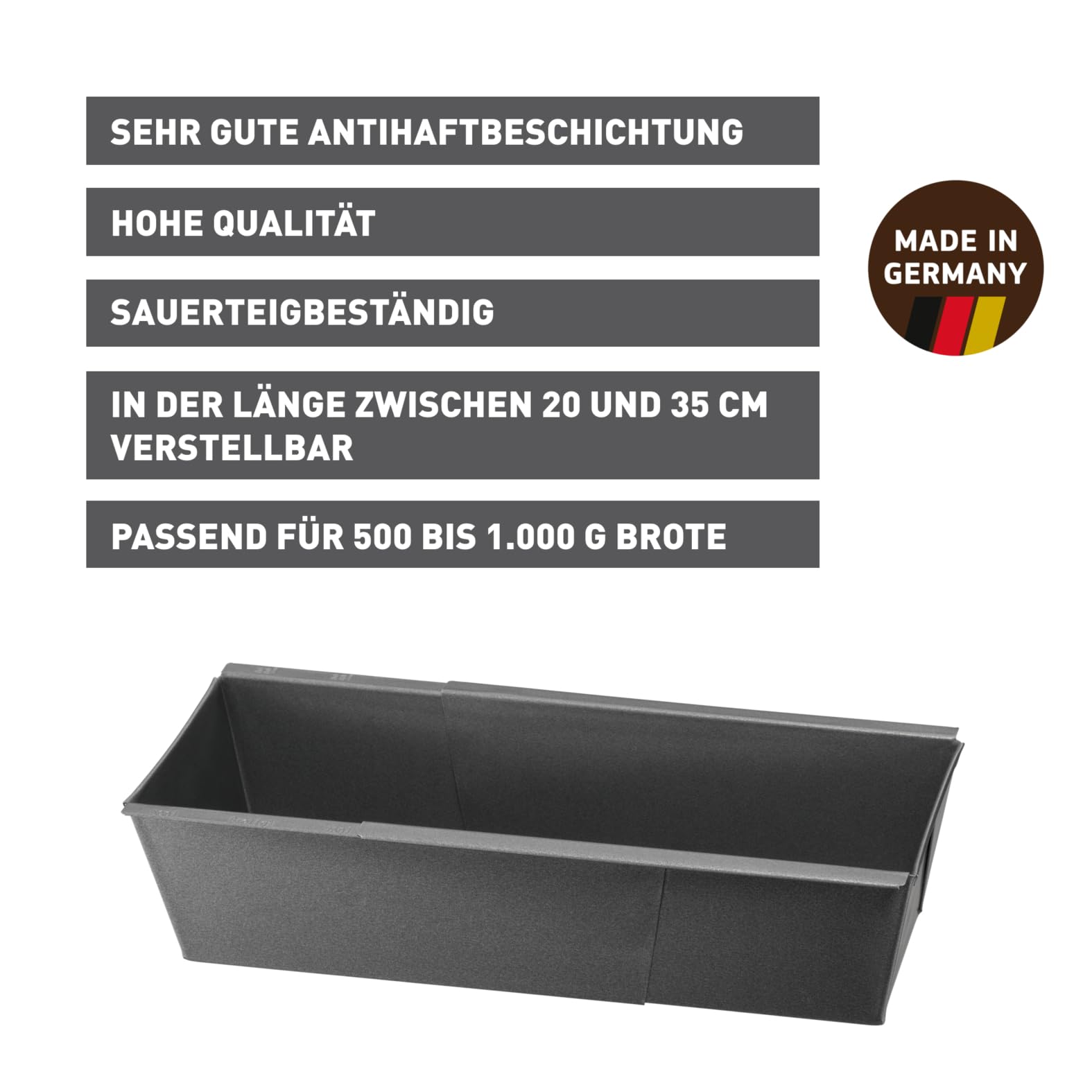 original-kaiser-inspiration-brotbackform-ausziehbar-20-35-cm-f-r-500-1000-g image 2