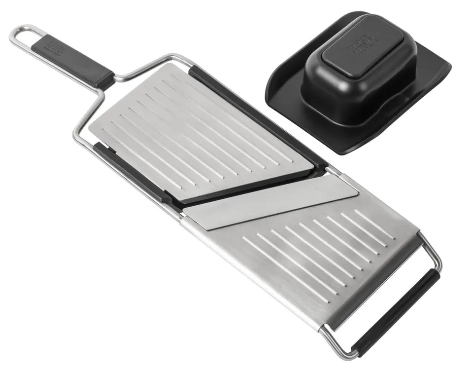 kuhn-rikon-essential-mandoline-edelstahl-stufenlos-bis-0-5-cm image 1