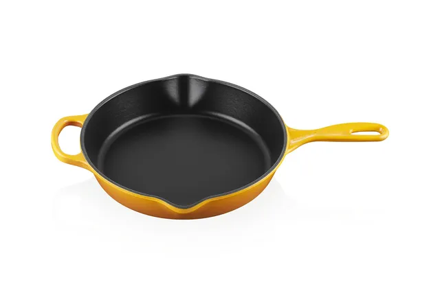 le-creuset-signature-hohe-brat-und-servierpfanne-gusseisen-26-cm-2-liter-nectar image 1