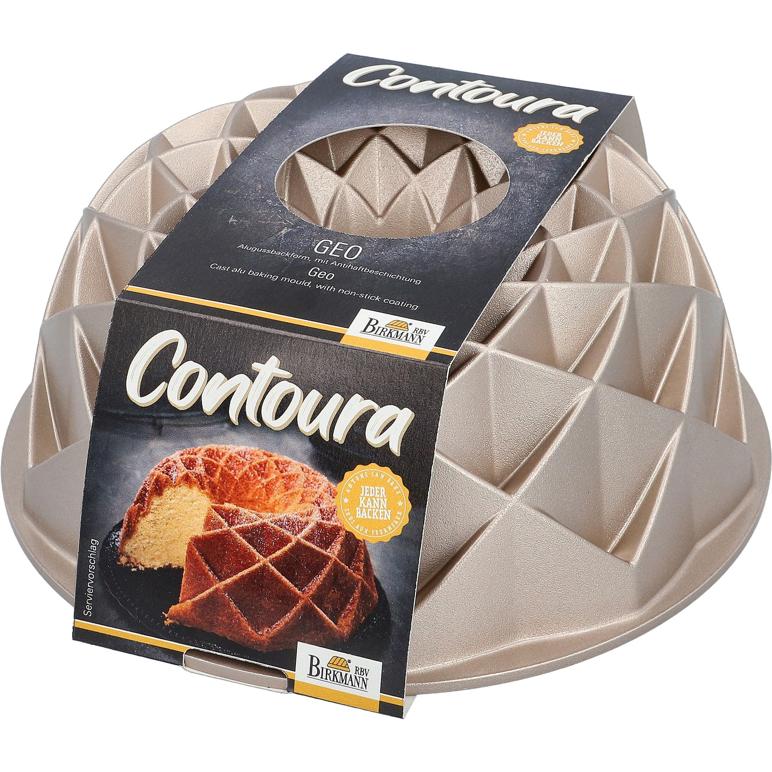 birkmann-contoura-gugelhupf-geo-24-cm-aluguss-champagner-1800-ml image 1