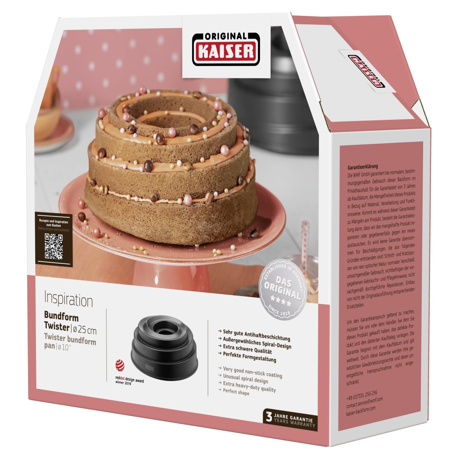kaiser-inspiration-twister-gugelhupfform-25-cm-aluminiumguss-kuchenform-antihaft image 8