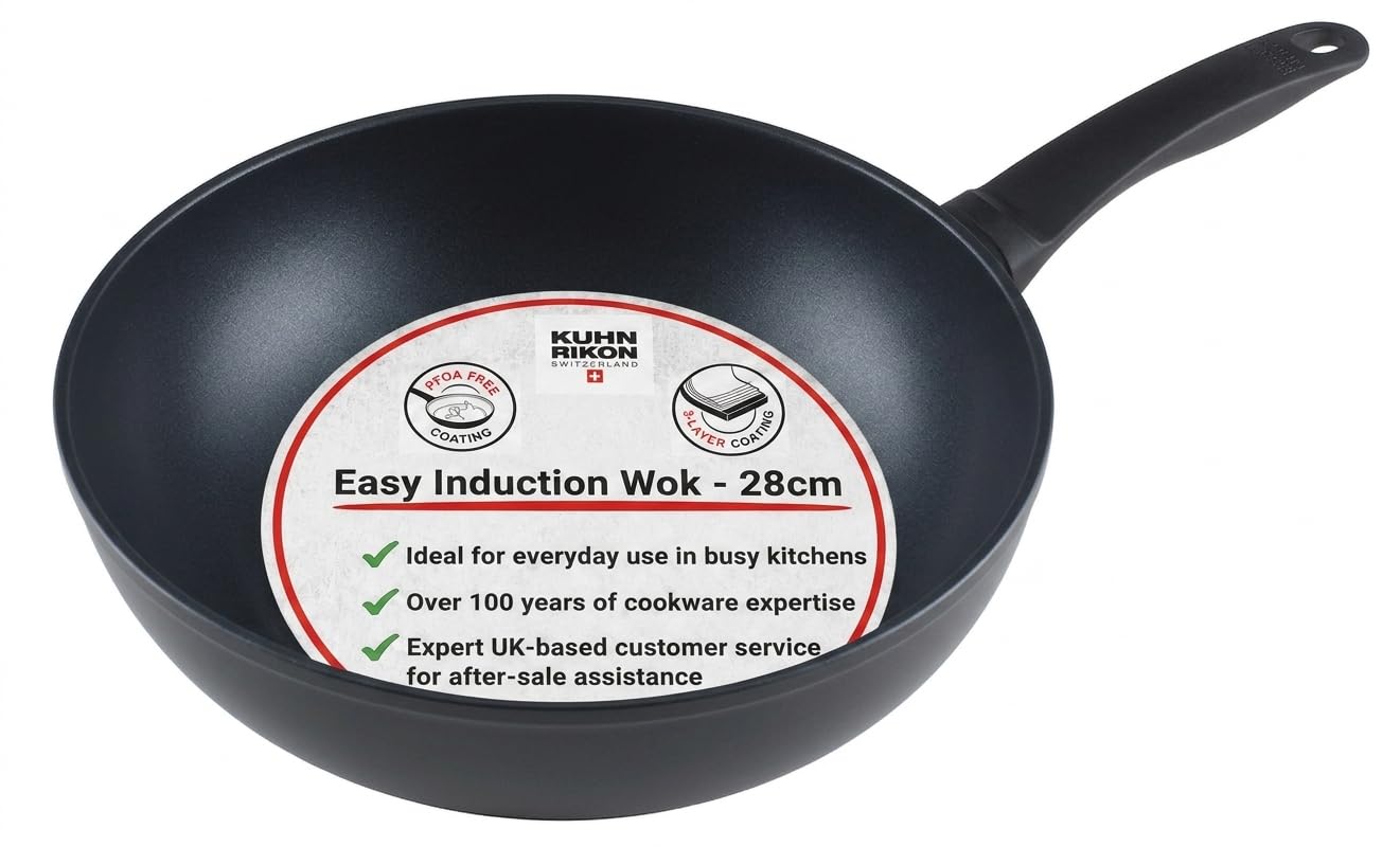 kuhn-rikon-easy-induction-wok-28-cm-aluminium-antihaftbeschichtet image 1