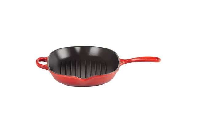 le-creuset-signature-ovale-grillpfanne-gusseisen-32-cm-kirschrot image 1