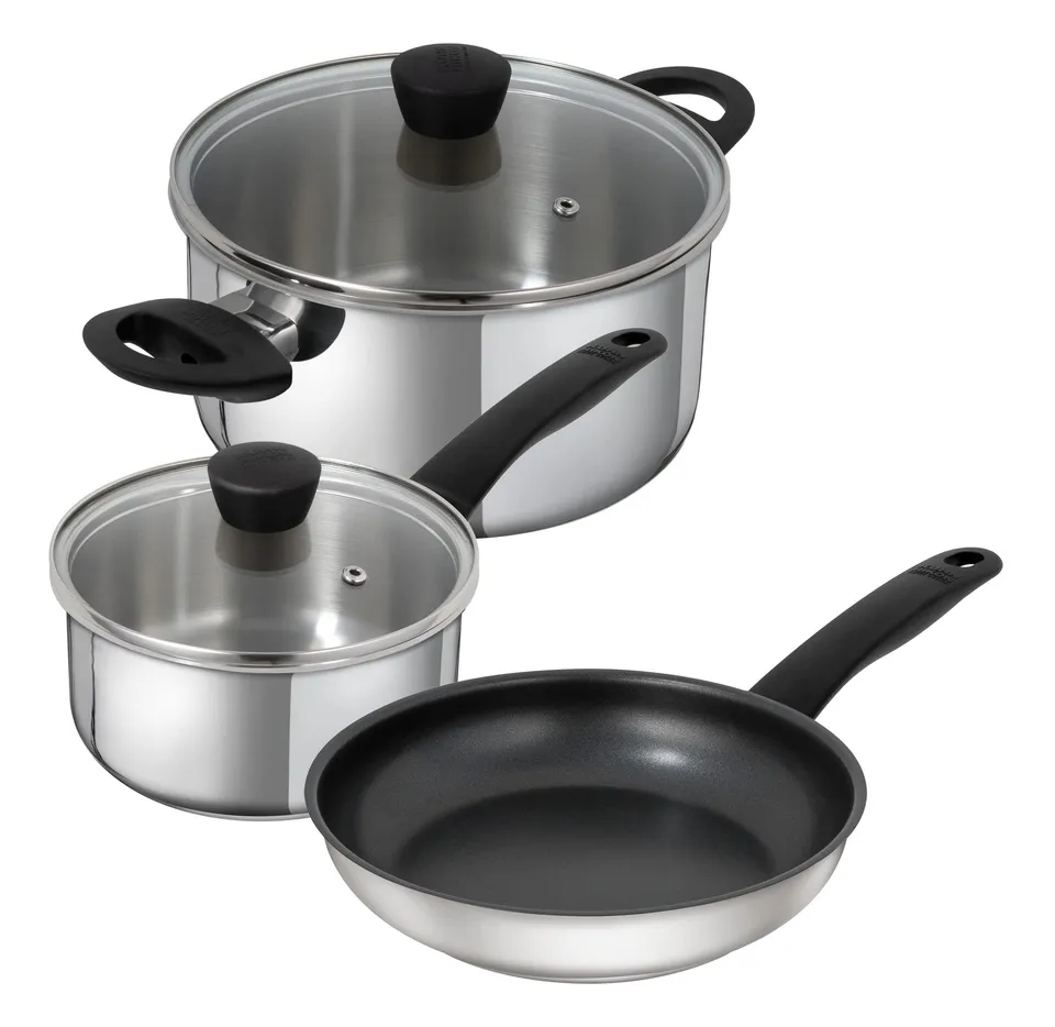 kuhn-rikon-classic-kochgeschirr-set-3-teilig-edelstahl-induktion image 1