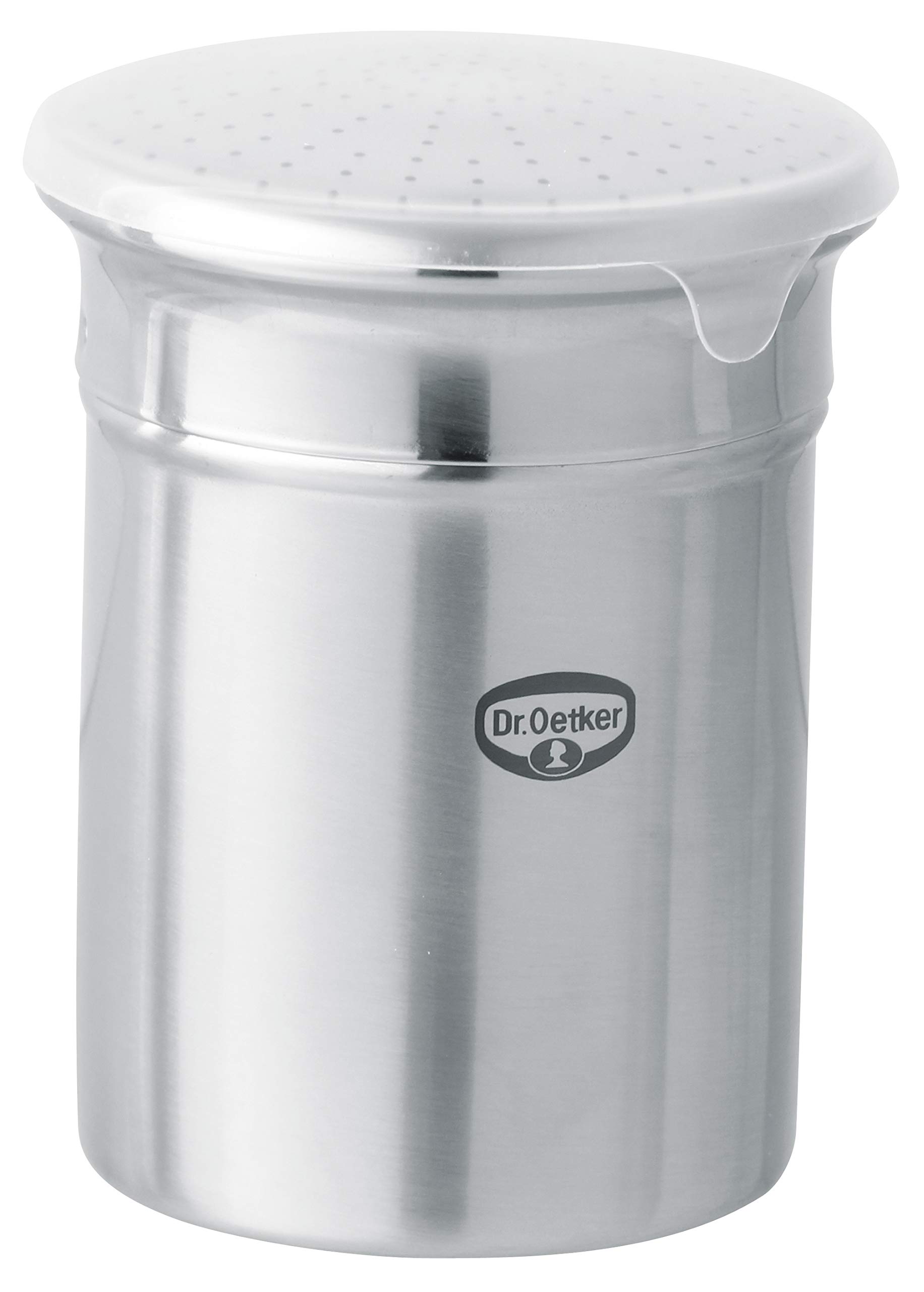 dr-oetker-puderzuckerstreuer-fein-edelstahl-70-x-95-x-70-mm-silber image 1