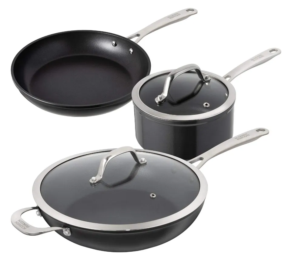 kuhn-rikon-easy-pro-kochgeschirr-set-3-teilig-aluminium-antihaft image 1