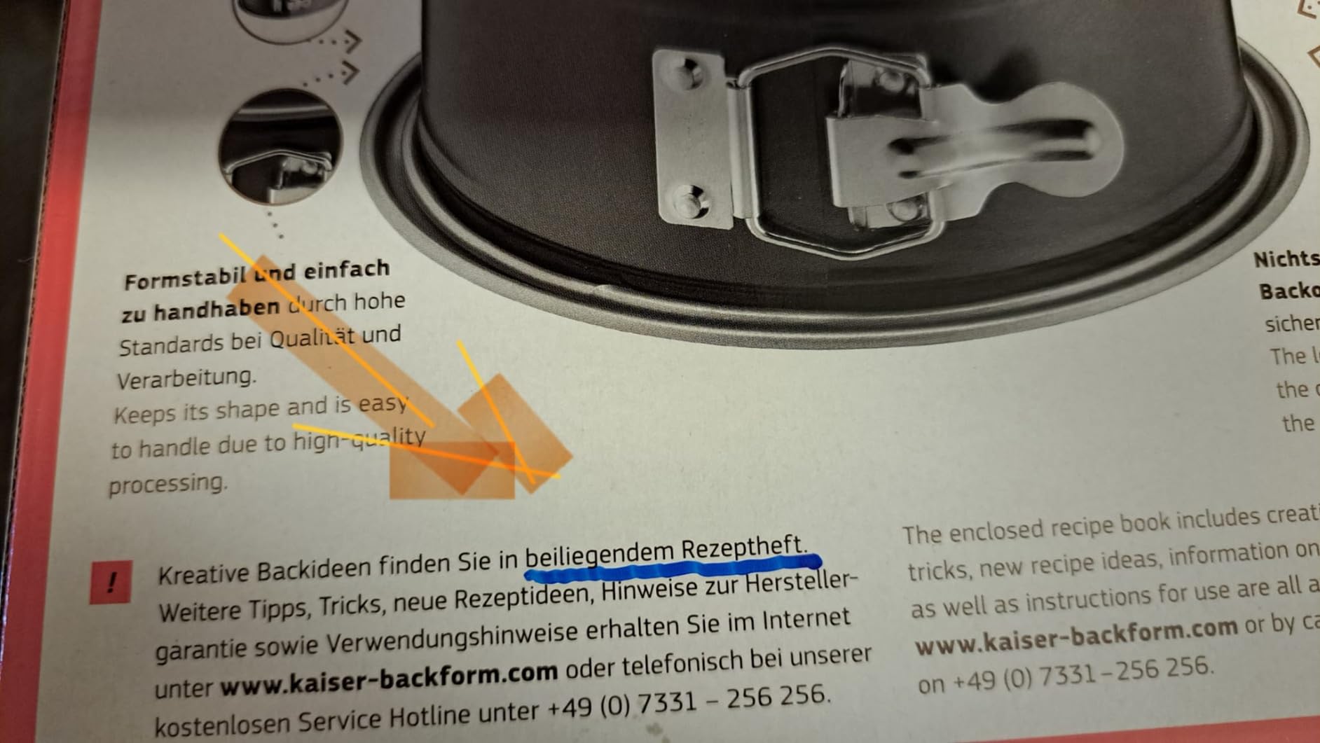 Klemmt am Verschluss