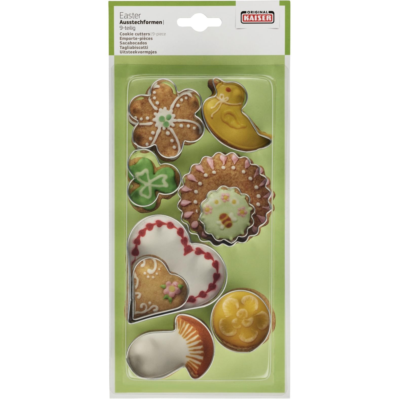 original-kaiser-ausstechformen-ostern-9-teilig-wei-blech image 1