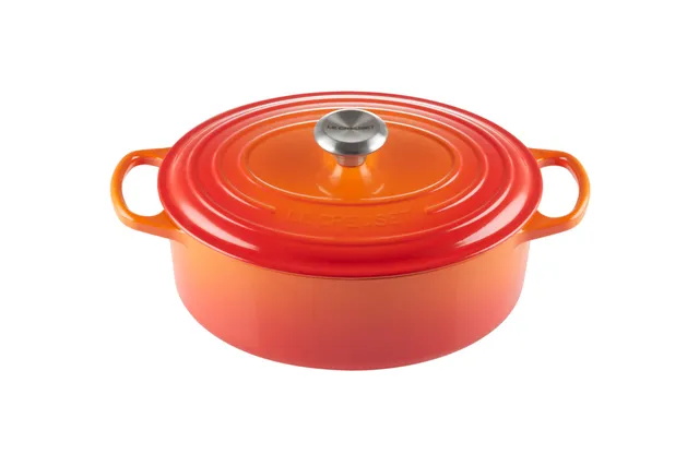 le-creuset-signature-gusseisen-br-ter-oval-29-cm-4-7-l-ofenrot image 1