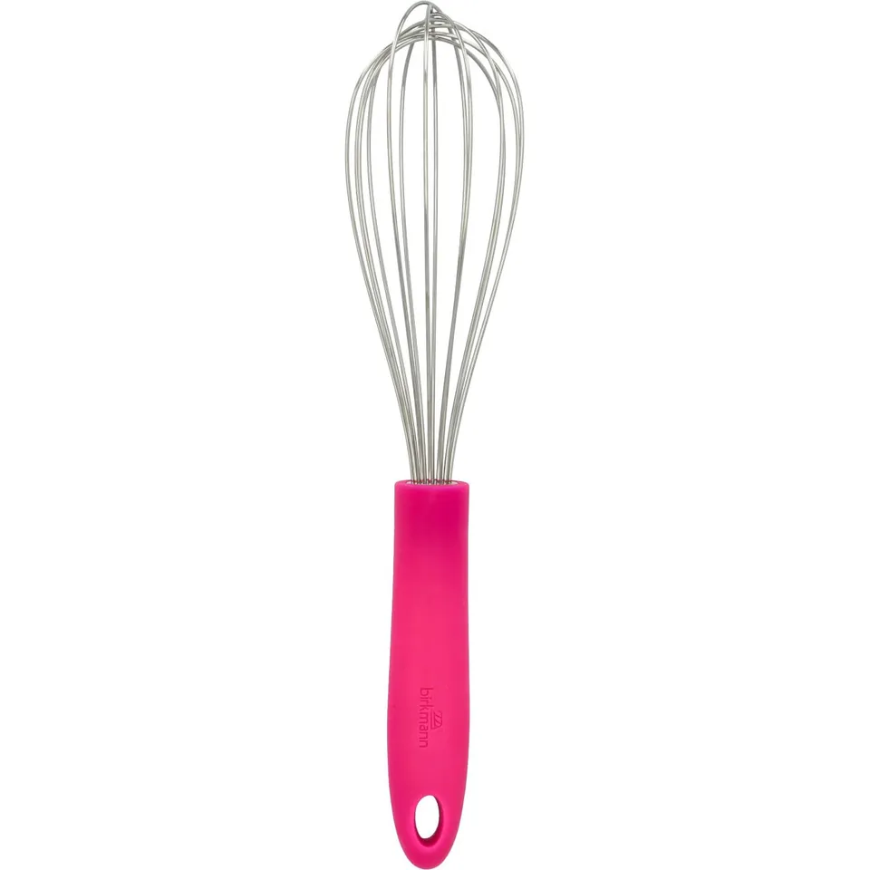 birkmann-schneebesen-electric-pink-29-cm-edelstahlkopf-mit-silikongriff image 1