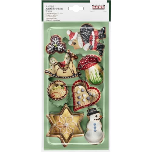 original-kaiser-ausstechformen-weihnachten-9-teilig-pl-tzchen-ausstecher-stahlbl image 6