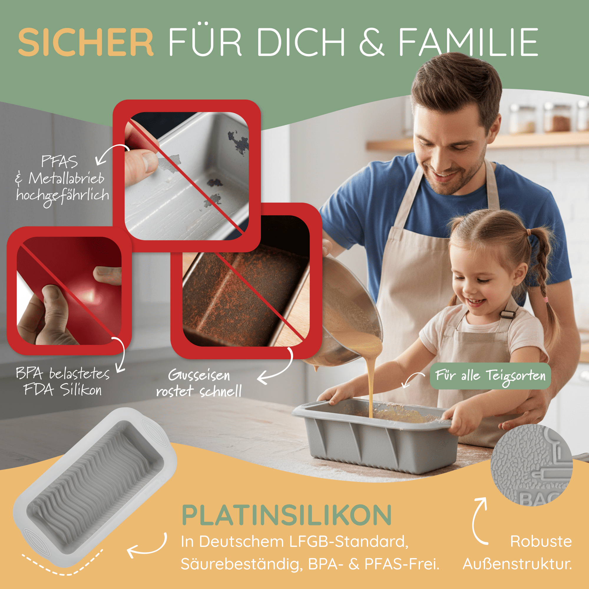 backefix-kleine-silikon-kastenform-21cm-kastenform image 8