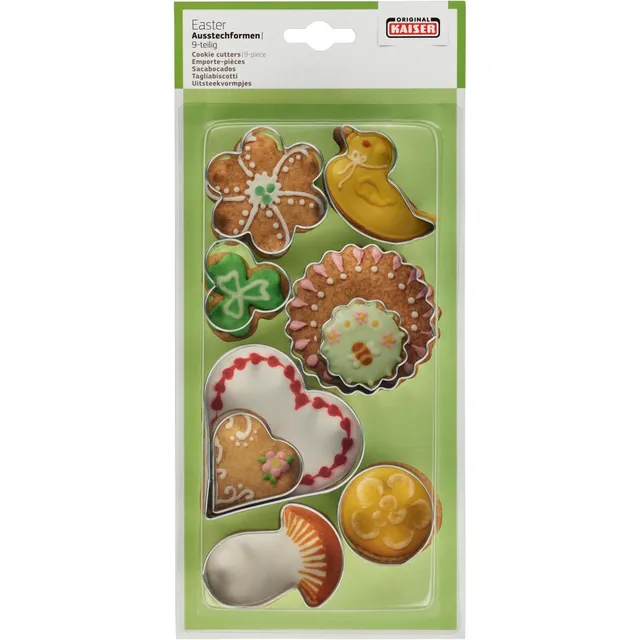 original-kaiser-ausstechformen-ostern-9-teilig-wei-blech image 1