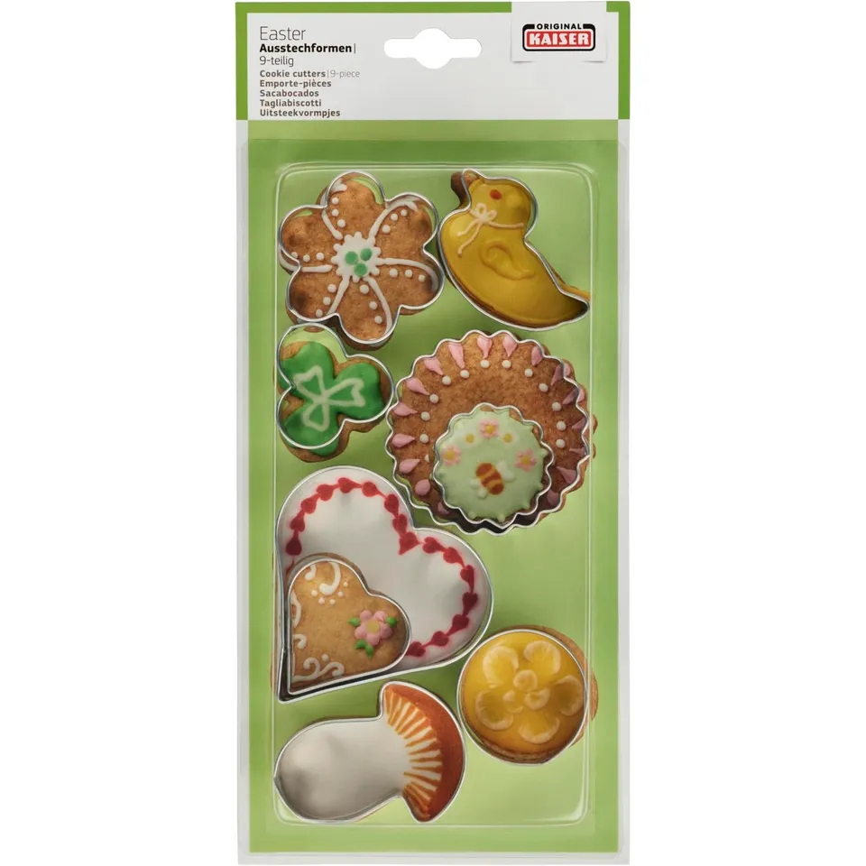 original-kaiser-ausstechformen-ostern-9-teilig-wei-blech image 1