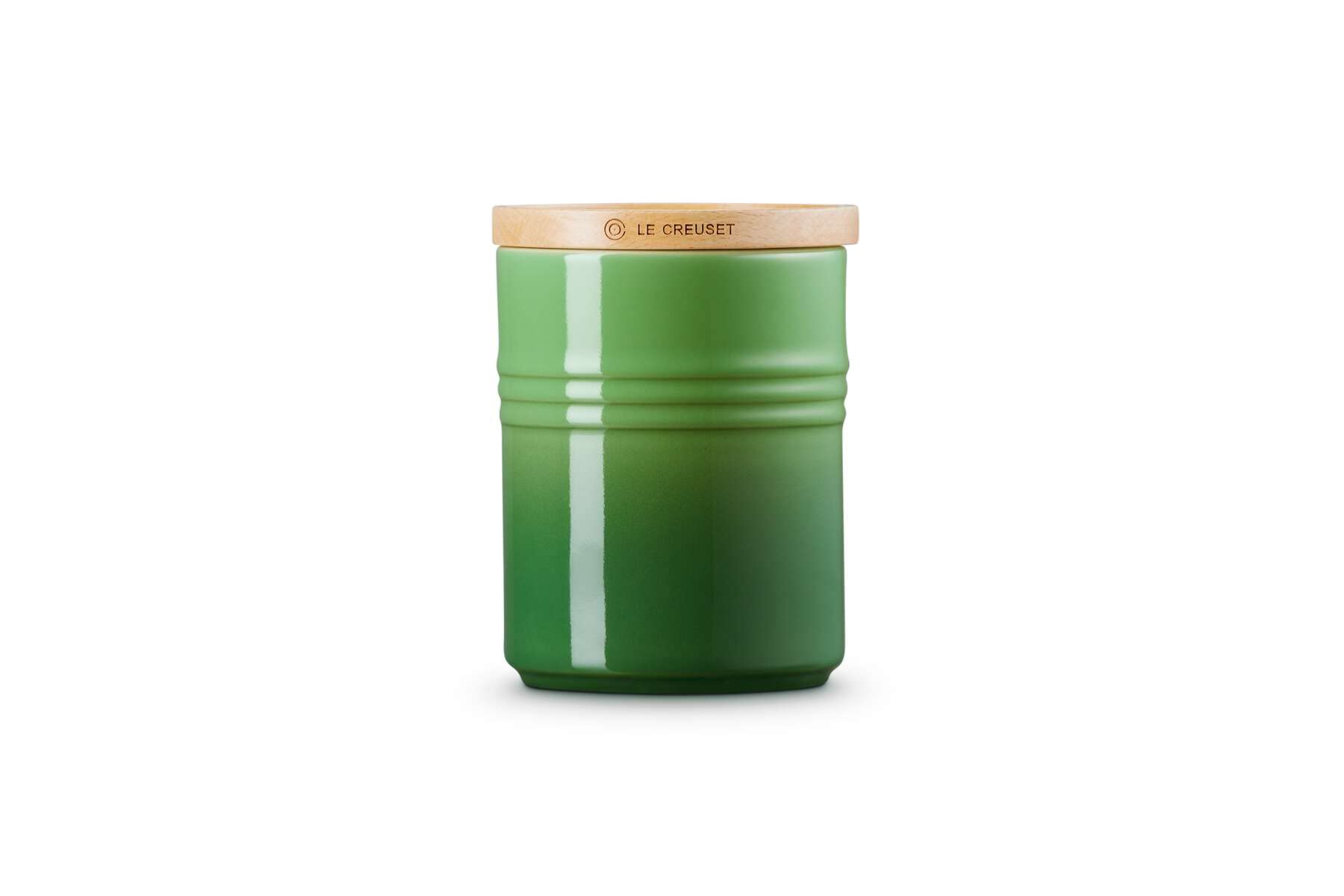 le-creuset-steinzeug-vorratsdose-mittel-540-ml-10-cm-bamboo-mit-holz-deckel image 3